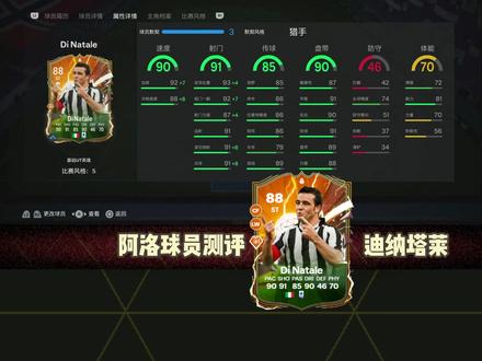 FC24阿洛球员测评-迪纳塔莱#FC24