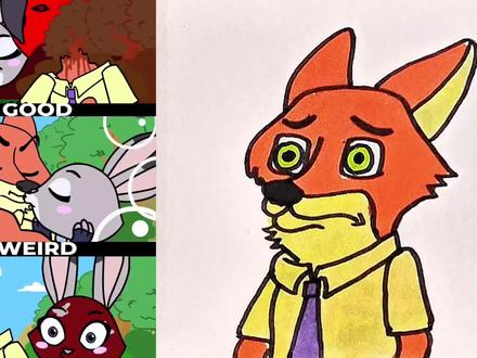 疯狂动物城#简笔画 @抖音创作者中心 @抖音小助手 @抖音青少年