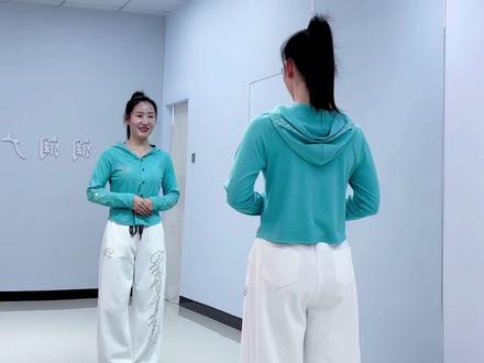 《桃花一朵朵》背面口令分解#润润广场舞队