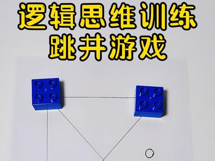 在家就能玩的 简单有趣益智小游戏,锻炼孩子观察力和逻辑思维能力#跳井游戏#亲子互动 #自制玩具 #专注力