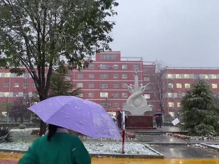 库存 #南和一中 ❄️初雪
拍摄于2021年11月7日
与南和一中相遇的第一个雪天