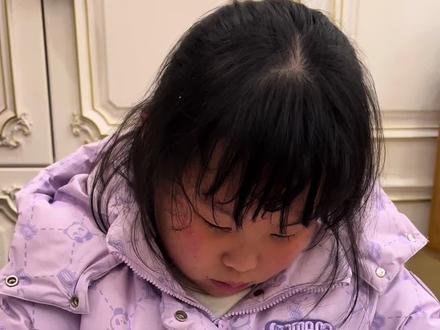 哇,萌娃的头发是有点乱,哈哈,我不知道怎么打理,求推荐#简笔画