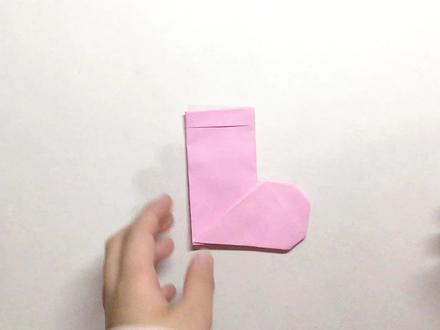 手把手教你折纸袜子,简单又形象!