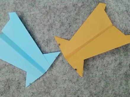 #上热门 7锤头鲨战机#手工折纸