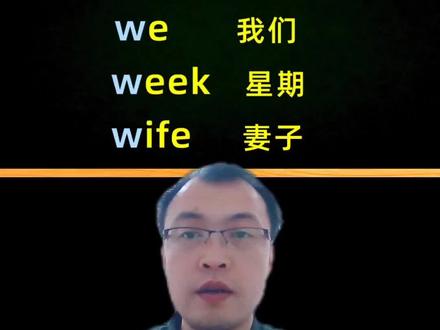 英语自然拼读法,字母w在单词里发什么音?#学英语 #零基础英语 #自然拼读法