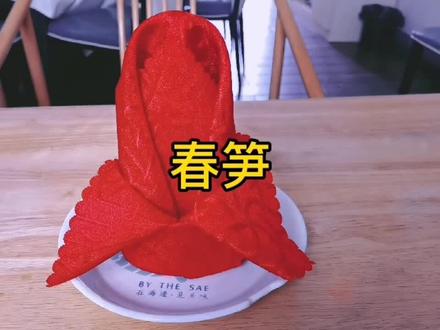 酒店盘花(春笋###)口布折花