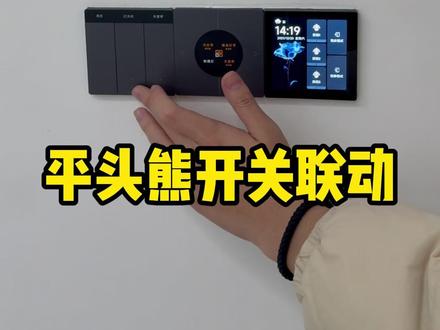 全网最详细的平头熊k1pro和中控屏双控教程#开关 #中控屏 #装修 #全屋智能