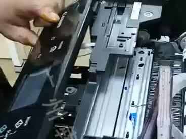 佳能连供机更换打印头过程