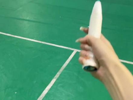 我也来玩个高磅拍,你们说这磅数杀断它需要几拍? #羽毛球