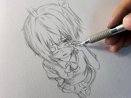 #日常瞎画 #小鸟游六花 今天随便画一个痛图。