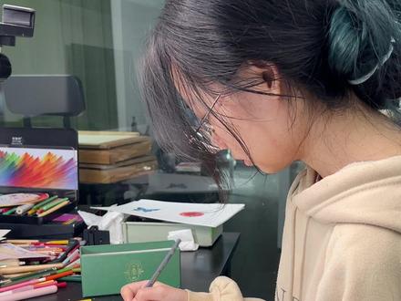 教你快速学会画立体小蝴蝶~ #手绘 #彩铅 #一起学画画