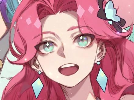 “笑容就是强大的魔法”小马拟人 #小马宝莉 #碧琪 #云宝 #同人图 #画画