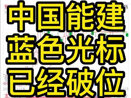 #中国能建 #蓝色光标 已经破位,注意风险!