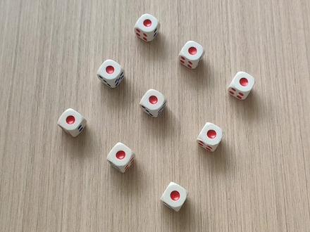 9颗骰子变8颗,到底怎么回事? #魔术#遁地术