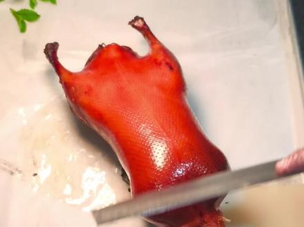 #原创视频 #北京烤鸭#片烤鸭 手法详细教学#美食制作分享