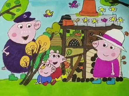 自己动手做 #小猪佩奇 #小猪佩奇简笔画 #小猪佩奇手绘