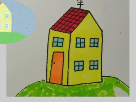 小猪佩奇家的房子🏠 简笔画
