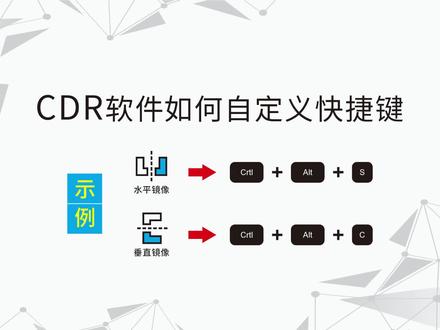 CDR如何自定义快捷键 #cdr #平面设计教程 #cdr教程