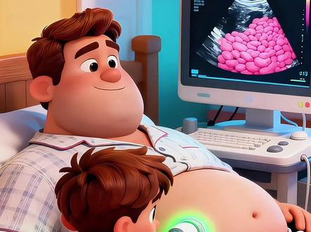 爸爸的肚子里有什么#二次元原创 #儿童动画 #动漫