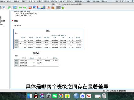 SPSS单因素方差分析#数据分析 #问卷调查 #SPSS #问卷星 #方差分析
