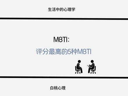 5种评分最高的MBTI类型#mbti #人格 #魅力