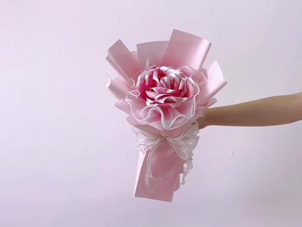 单朵“有钱花”教程分享#零基础花艺培训 #花束教程 #崇尚花艺 #零基础教学 #合肥花艺培训