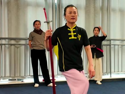 陈氏春秋大刀-沛县武术馆-徐蔡花#武术 #传统武术