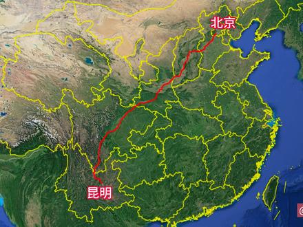 G5京昆高速,线路全长约2865公里。其中雅安-西昌段最为艰险。 #960万平方公里的辽阔 #京昆高速