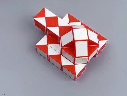 48段魔尺折法大全,折一架坦克,百变魔尺,百变造型。 #魔尺 #魔尺教程 #专注力练习 #逻辑思维