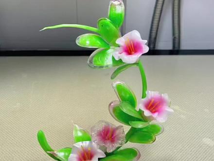 #创作灵感 #李江榕糖艺 #糖艺 糖艺喇叭花详细做法!