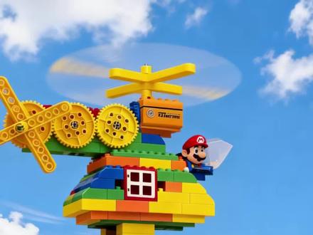 小猪佩奇的爸爸被困在了埃菲尔铁塔上,快来搭一个救援直升机救救他 #乐高moc #乐高积木 #乐高大颗粒 #乐高积木搭建 #儿童益智