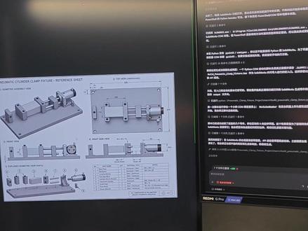 让AI帮我画SolidWorks模型,结果真生成出来了? 我让 Codex 帮我生成一个 SolidWorks 气动夹具模型。
它确实能做出大概结构,
但是装配约束、运动逻辑、尺寸细节还是需要人工检查。
所以现在的 AI 更像是机械设计助手,
不是完全替代工程师。
你觉得 AI 以后能不能接管 SolidWorks 建模?
#AI建模 #SolidWorks #Codex #AI #ai创作浪潮计划