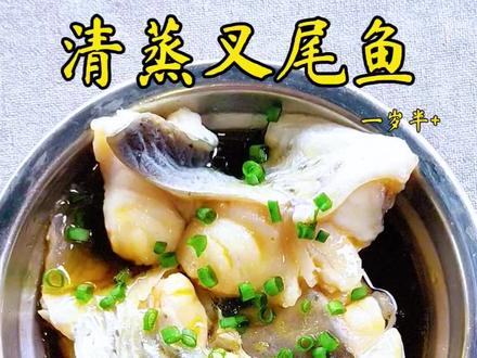 一岁十个月宝宝午餐,清蒸叉尾鱼,肉质软嫩,健康营养,简单还下饭##真实生活分享计划 #宝宝午餐 #清蒸鱼的做法 #一岁十个月宝宝 #辅食 @DOU+小助手