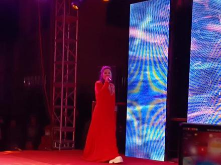 @九妹张慧玲(陆家班) 大魏村演唱:《山丹丹花开红艳艳》