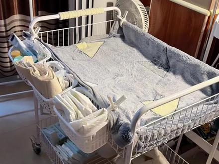 要给娃准备的东西太多了,物尽其用吧!#尿布台 #养娃日常