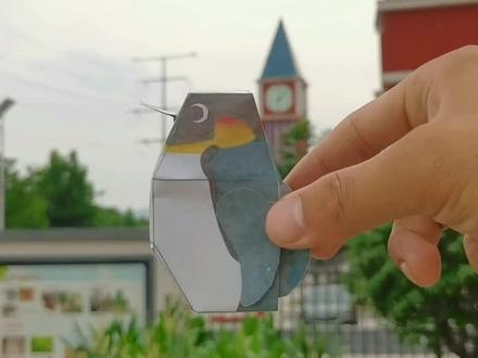 神奇的企鹅不倒翁,简单易学。#折纸 #手工diy #纯手工打造