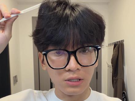 坚持吹一段时间,后C纹理直接焊头上!#发型 #发型教程 #男生发型