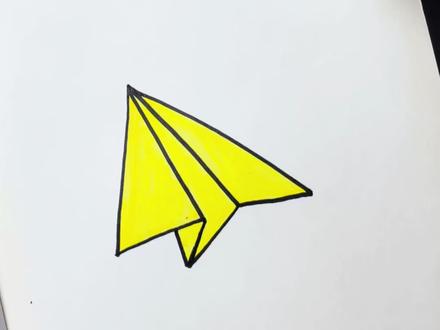 一不小心就学会了画飞机 #简笔画#儿童简笔画#一起学画画#幼儿园简笔画 #画画