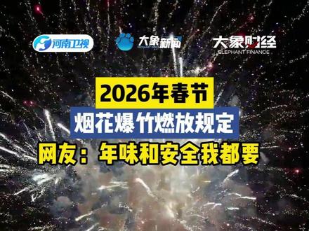 #郑州 #春节 #烟花 松绑!定时段限区域,规矩记牢放心放#年味#大象财经 @抖音小助手