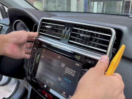 17哈弗H6中控导航拆装#无损改装 #专车专用 #大屏导航安装