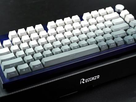 #客制化键盘 雷咖泽kw75pro#侧刻键帽