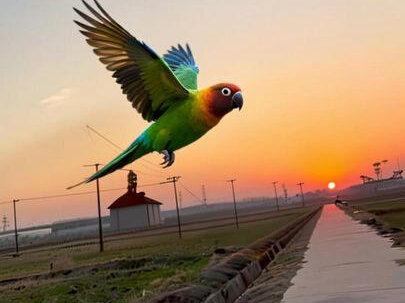 拥有一只会飞的狗是什么感觉#手养玄凤鹦鹉 #创作者中心 #创作灵感