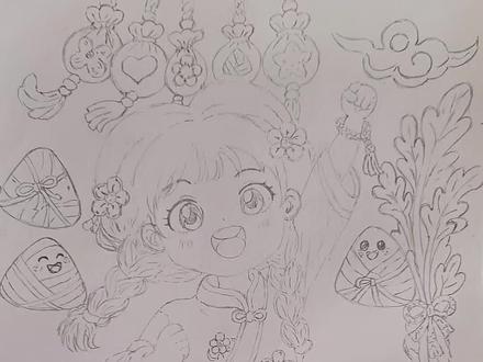 2026端午节手抄报主题画,绘画教程,小学生手抄报。#端午节主题画 #端午节手抄报 #端午节绘画 #跟着抖音学画画 #小学生手抄报