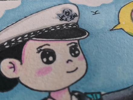 大朋友小朋友骑乘电瓶车注意交通安全时记得带头盔哟! #超级小剧星 #交通安全 #原创 #创意少儿美术 #骑上我心爱的小摩托 #交警 #画画 #绘画 #我要上热门 #我要上推荐