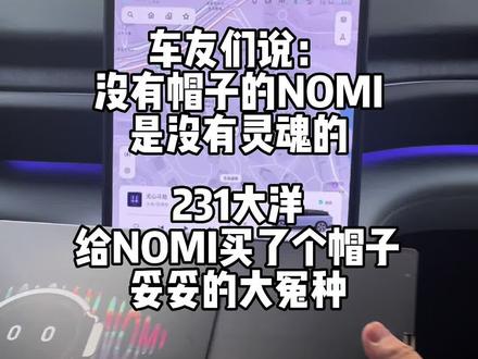 231大洋给noml买了个音乐帽子,就这….. 妥妥的大冤种😭,#蔚来es6 #抖音汽车 #nomi #蔚来