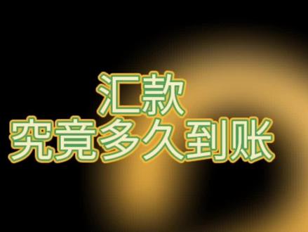 汇款究竟多久到账???#汇款 #工行