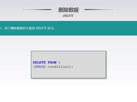 SQL入门教程 第51集 使用DELETE语句删除数据 #sql #数据库 #数据分析 #mysql