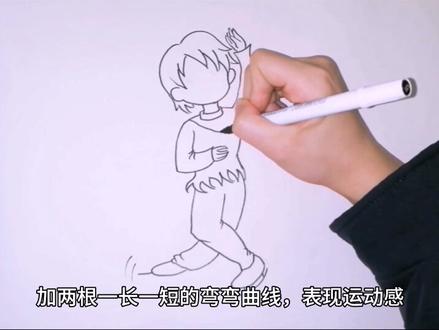 北京冬奥会花滑运动员简笔画手绘教程 #手绘 #线条画 #绘画 #创意 #线描画 #少儿美术教育 #想画就画 #画画 #冰雪2022