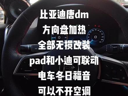比亚迪唐dm#比亚迪汉 #方向盘加热 #汽车音响