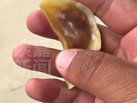 饺子不蒸不煮当“文物”,山东一大哥把风干的饺子盘到玉化,网友:这真是万物皆可盘#文玩#饺子#盘他#盘文玩#万物皆可盘